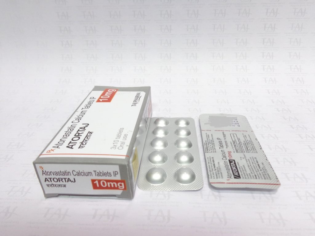 ATORVASTATIN CALCIUM TABLETS IP (ATORTAJ 10) 