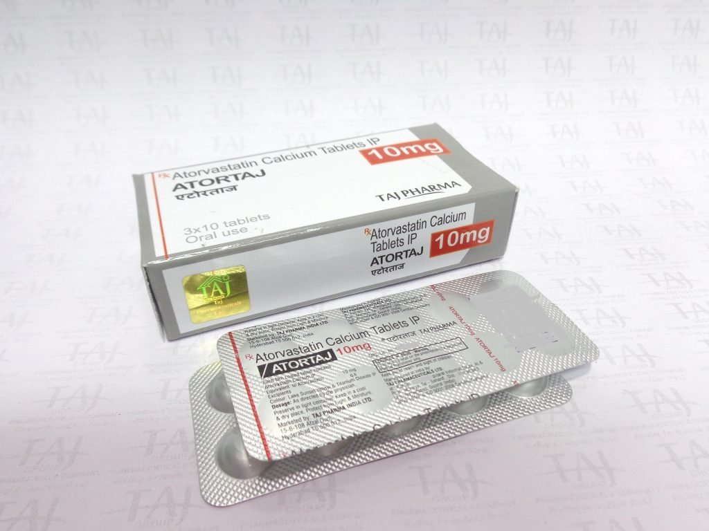 ATORVASTATIN CALCIUM TABLETS IP ATORTAJ 10