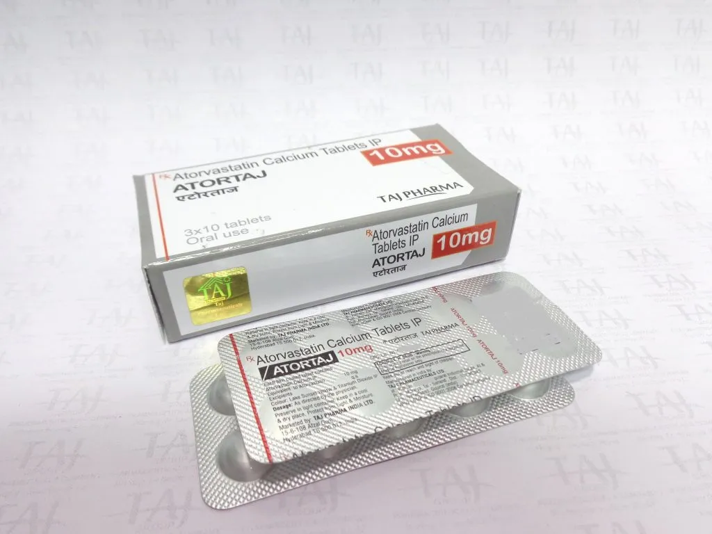 ATORVASTATIN CALCIUM TABLETS IP (ATORTAJ 10) 
