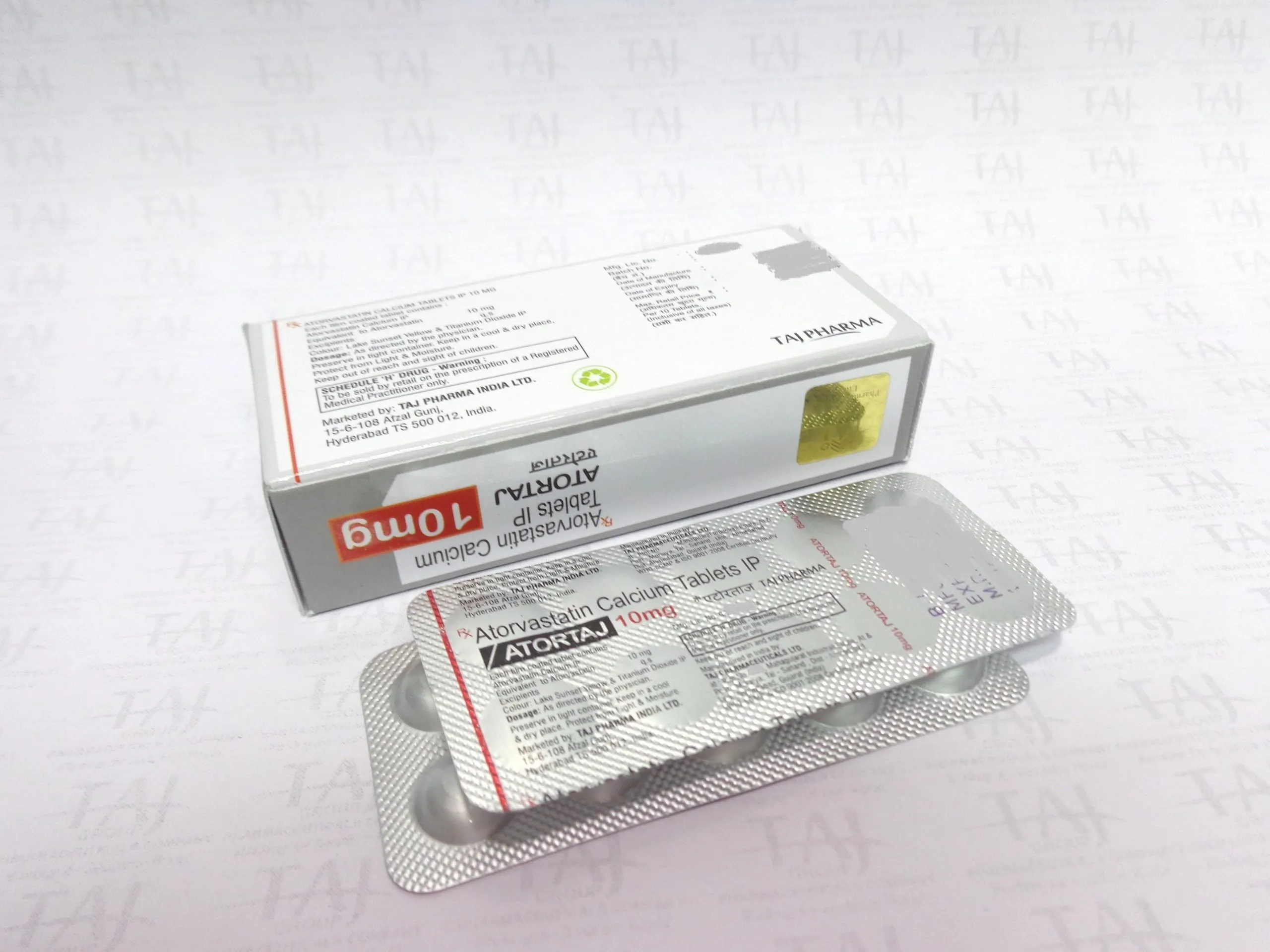 ATORVASTATIN CALCIUM TABLETS IP ATORTAJ 10