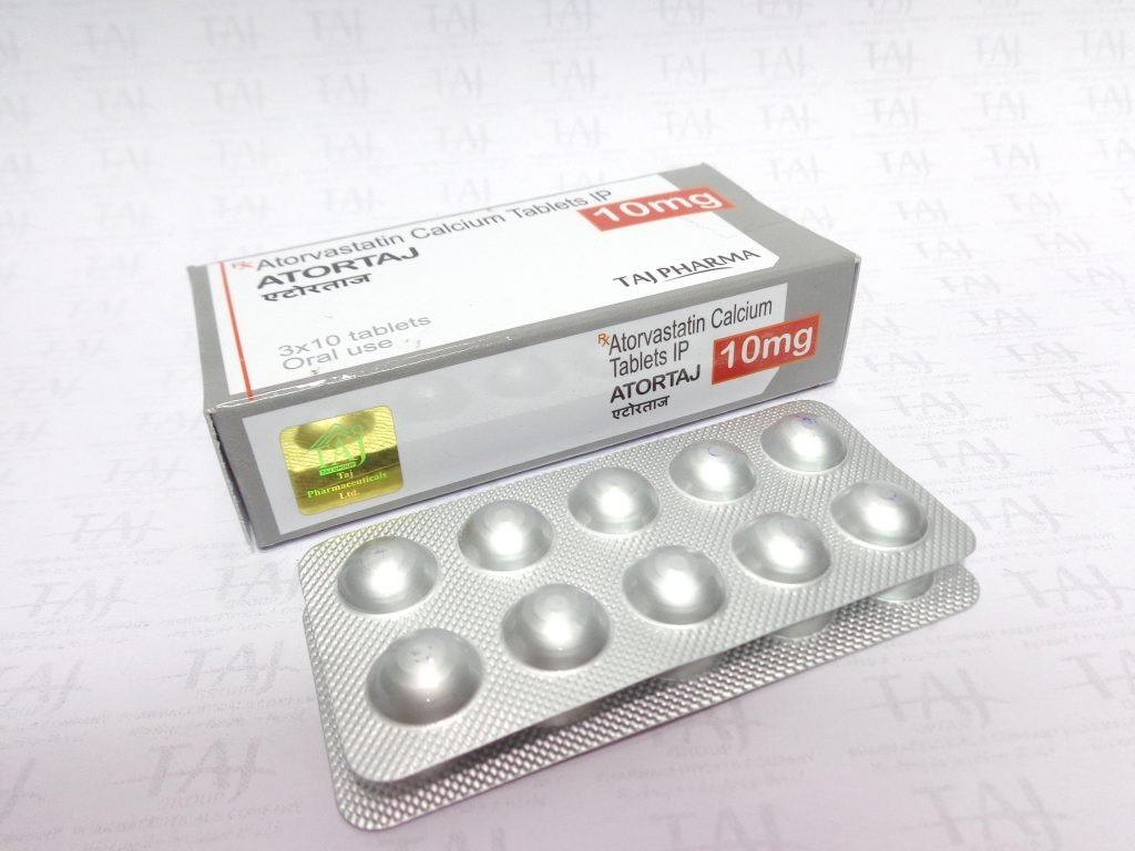 ATORVASTATIN CALCIUM TABLETS IP ATORTAJ 10