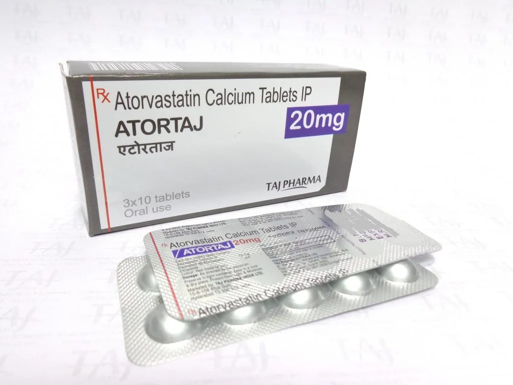 ATORVASTATIN CALCIUM TABLETS IP (ATORTAJ 20) 