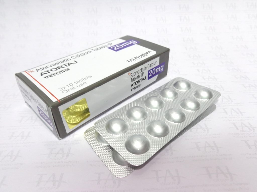 ATORVASTATIN CALCIUM TABLETS IP ATORTAJ 20