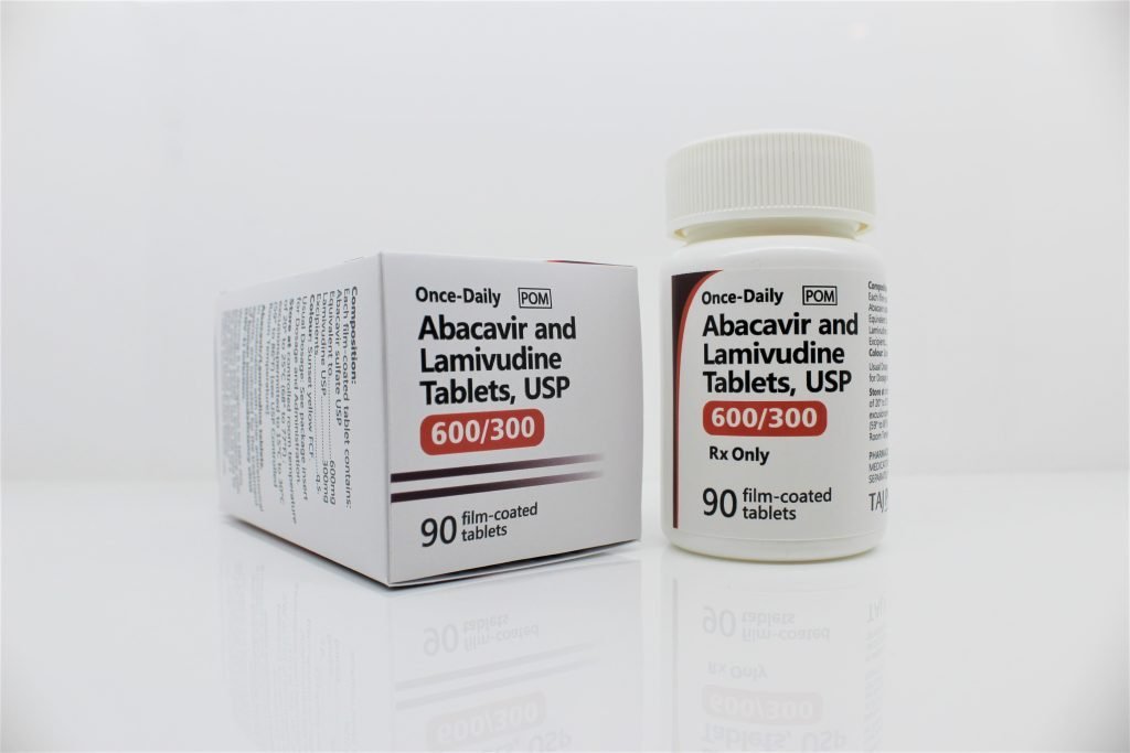 Abacavir and Lamivudine USP 600mg 300mg Exporter India