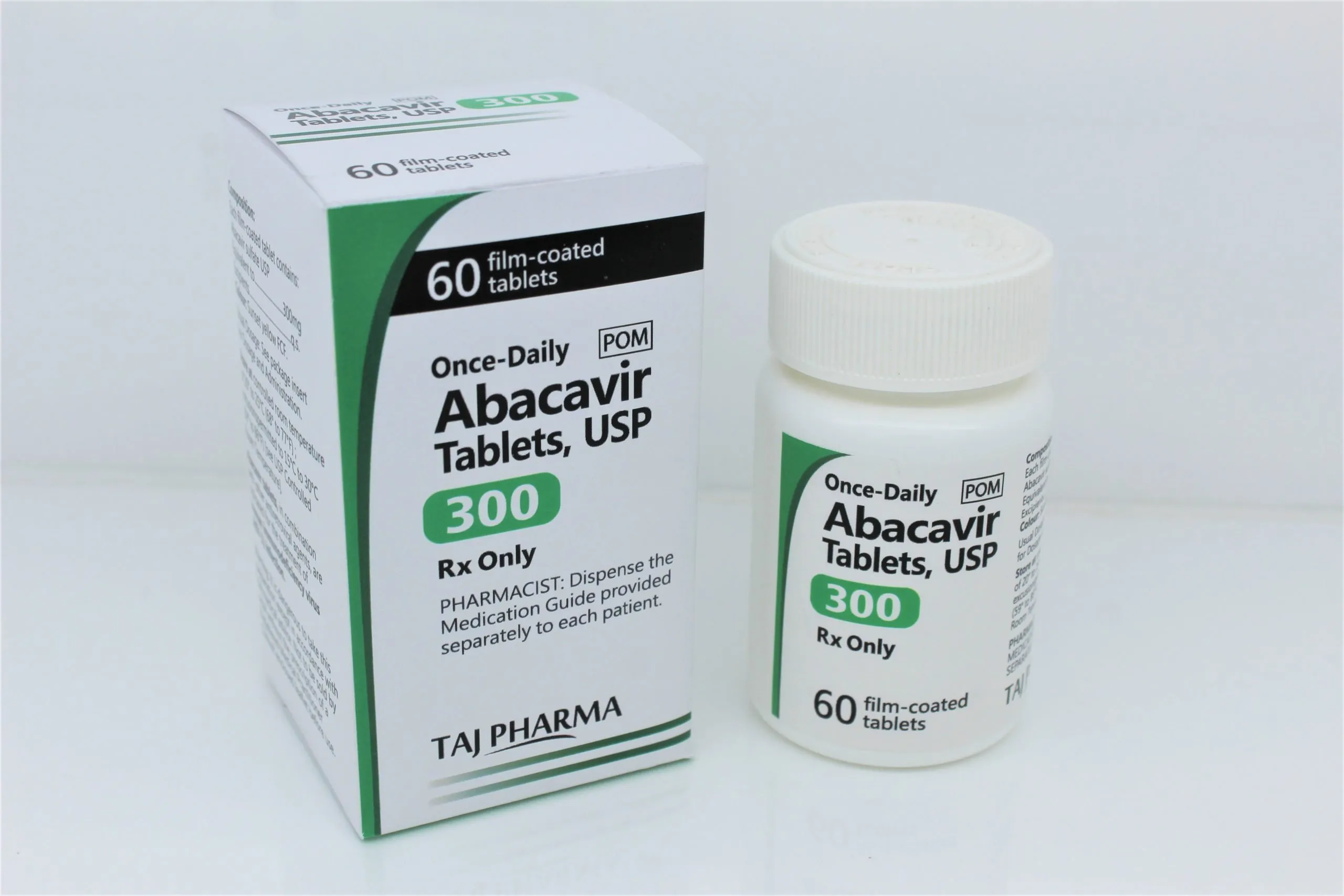 Abacavir Tablets USP 300mg Manufacturer PAN India