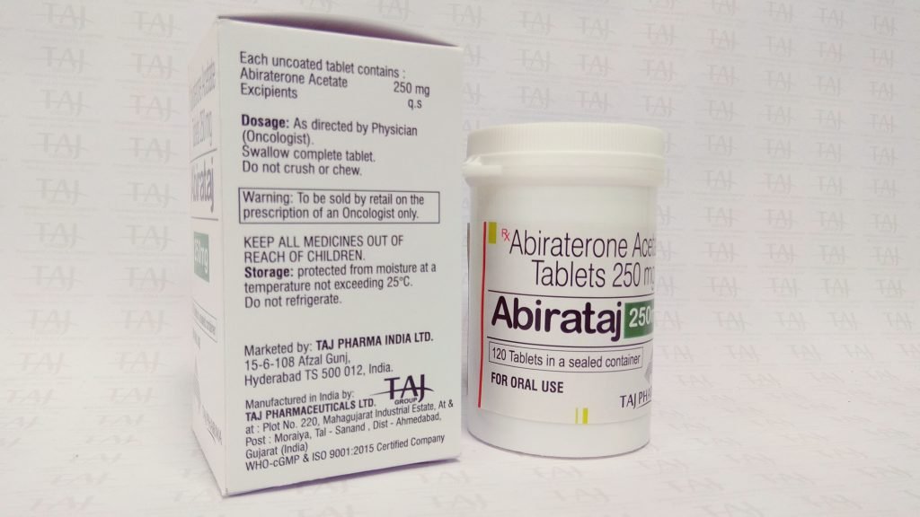 Abiraterone Tablets 250mg Abirataj Taj Pharma