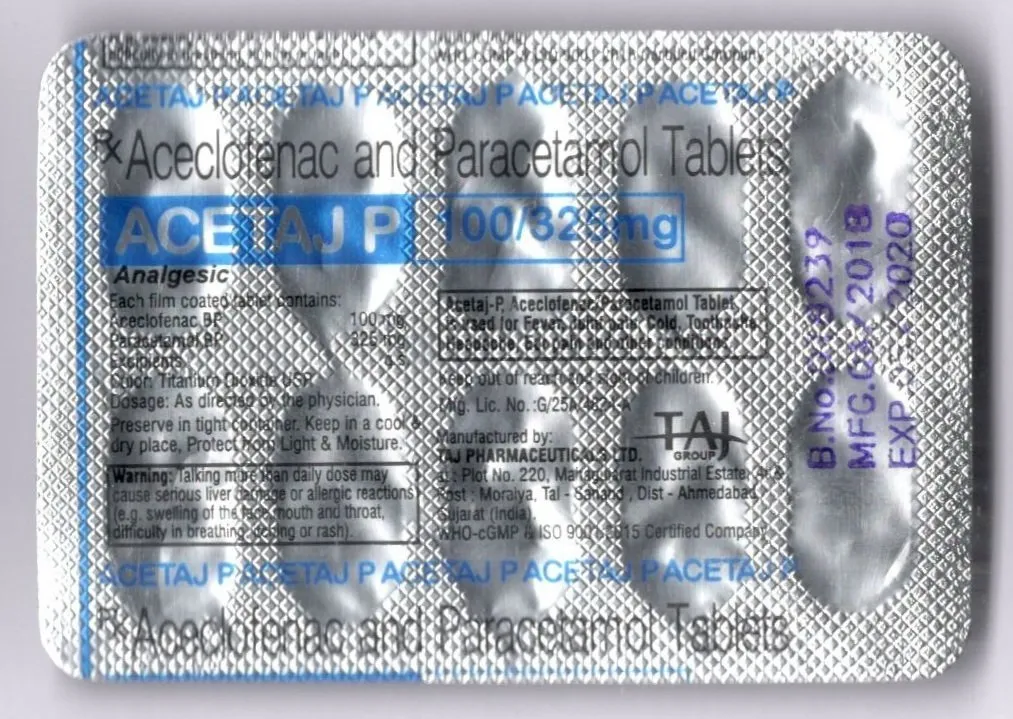 Aceclofenac Paracetamol Tablet: Uses, Dosage, Side Effects