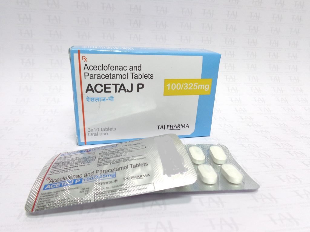 Aceclofenac And Paracetamol Tablets-ACETAJ P
