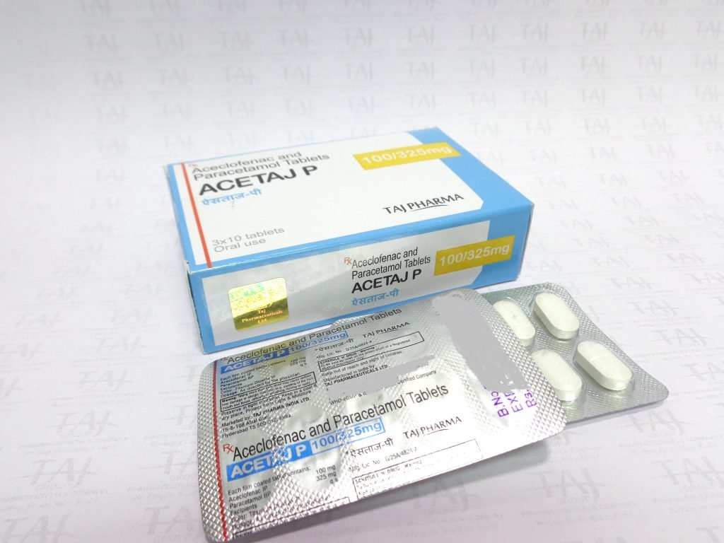 Aceclofenac And Paracetamol Tablets-ACETAJ P