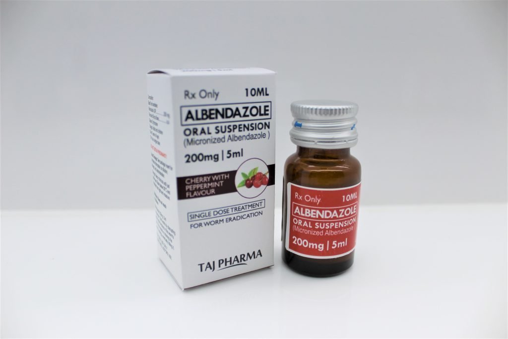 Albendazole Oral Suspension 200mg Manufacturer Exporter and Supplier in Mumbai India