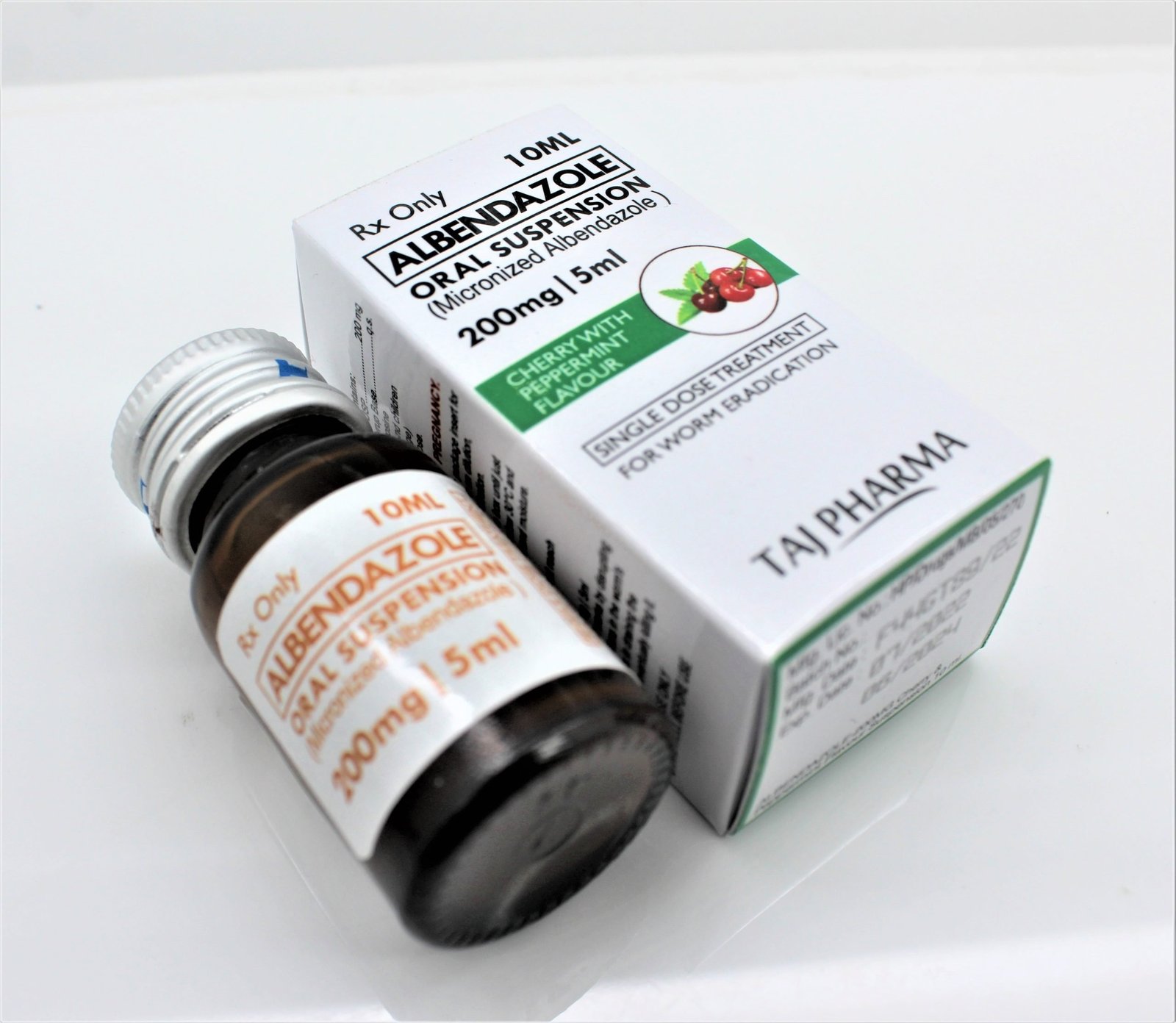 Taj Pharma is well known Albendazole Oral Suspension 200mg/5mlSuppliers & Manufacturers in PAN India. FDA & GMP Approved Contract Manufacturers, Exporter.
