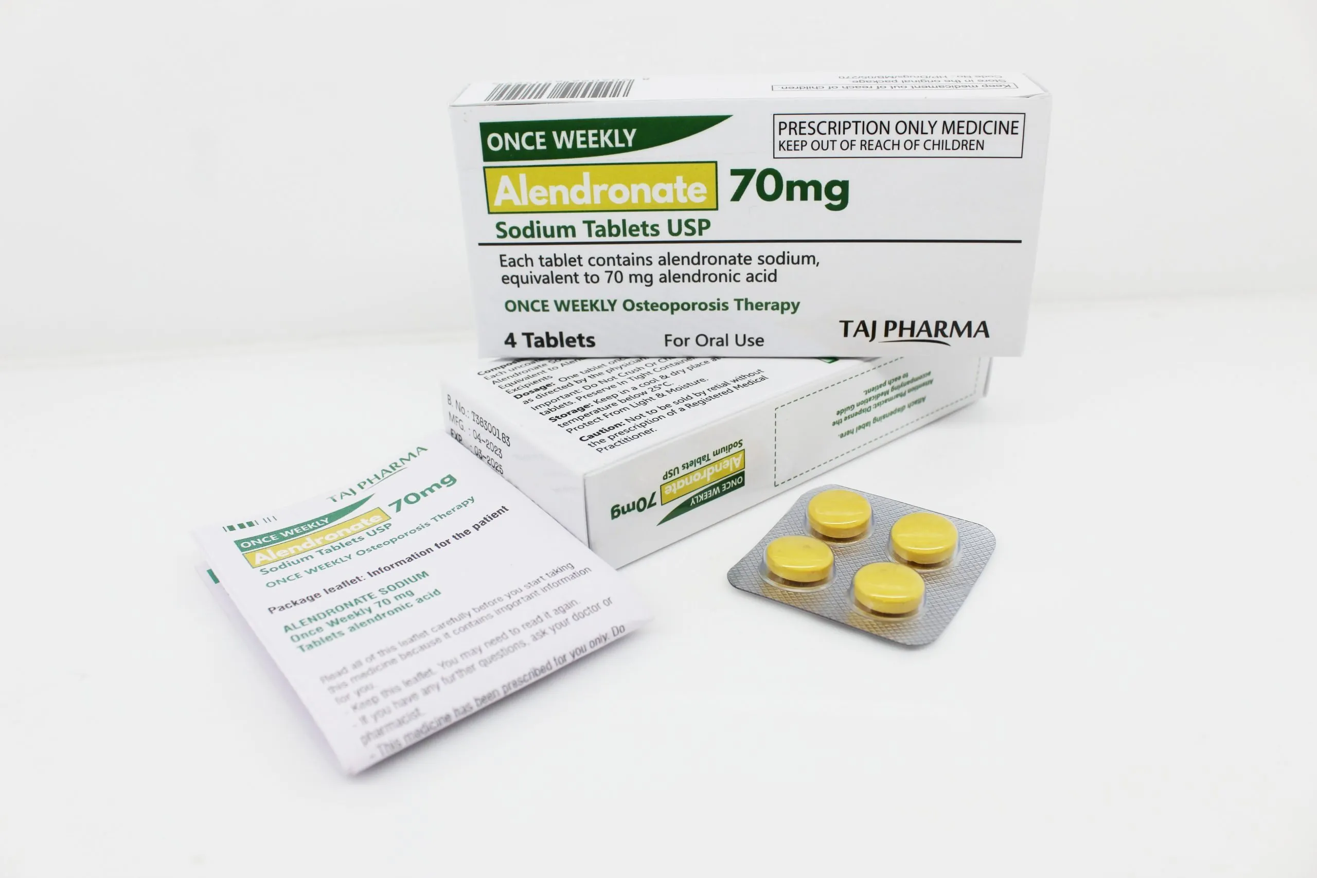 Alendronate Sodium Tablets USP 70 mg Manufacturers India, Alendronate Tablets USP 70 mg suppliers India Alendronate Tablets 70 mg Exporters India