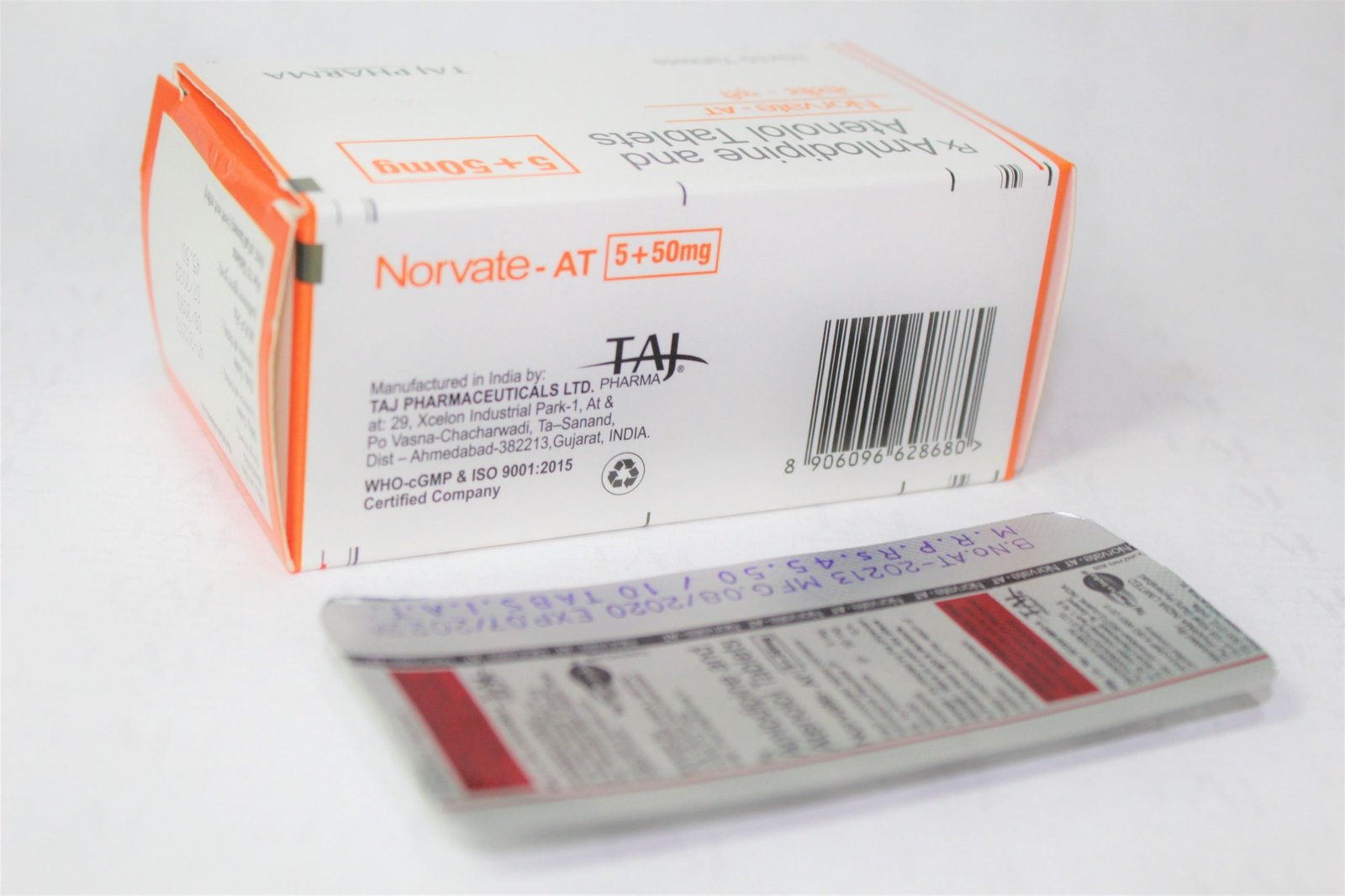 Taj Pharma is one of the leading Amlodipine 5mg And Atenolol 50mg Norvate-At manufacturers in India, and it caters the needs of the significant Amlodipine 5mg And Atenolol 50mg Norvate-At suppliers, wholesalers, and distributors