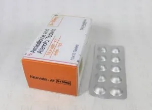 Amlodipine 5mg + Atenolol 50mg Tablets Manufacturers, Suppliers in India - Taj Pharma