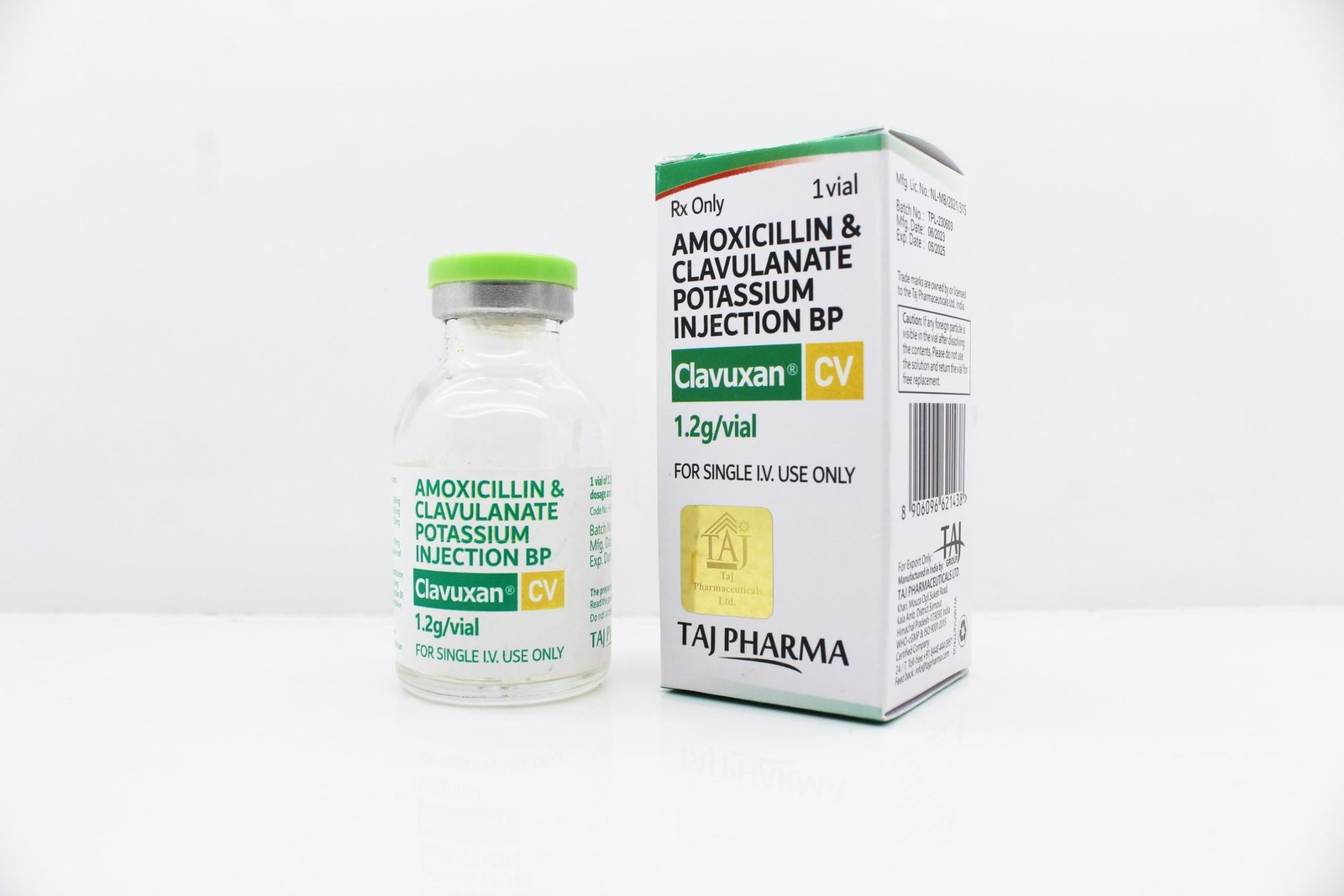 Amoxicillin and Clavulanate Potassium Injection 1.2gm API Manufacturer in India