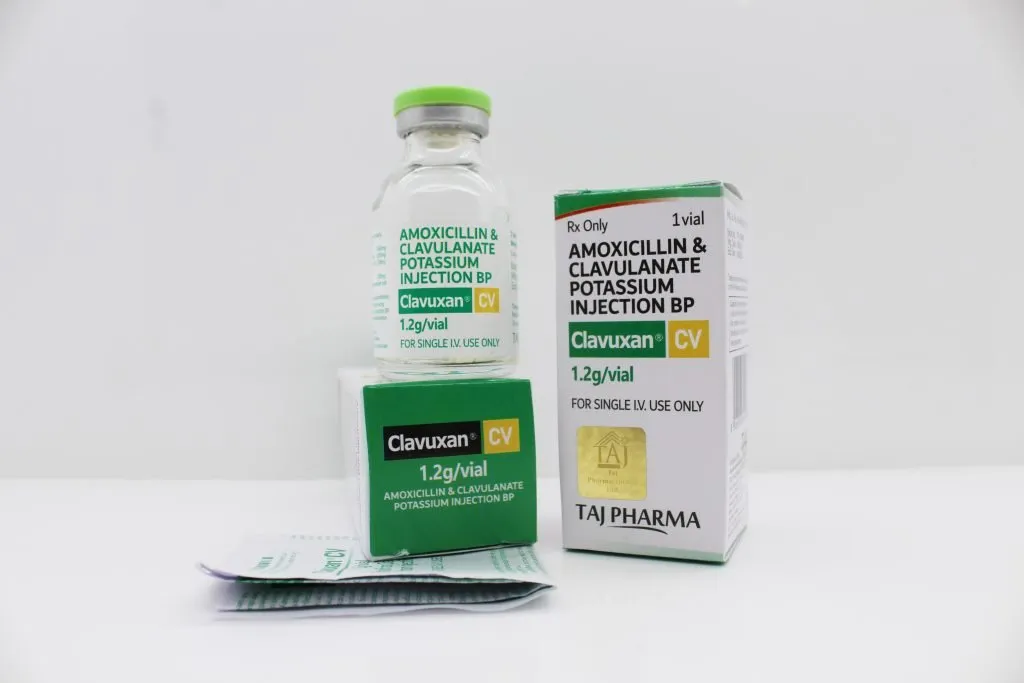 Amoxicillin and Clavulanate Potassium Injection 1.2gm at Best Price in Mumbai Maharashtra Taj Pharma