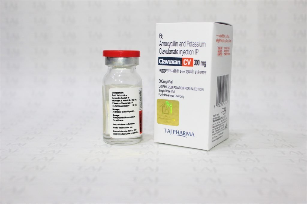Amoxycillin and Potassium Clavulanate Injection IP 300mg WHO-cGMP