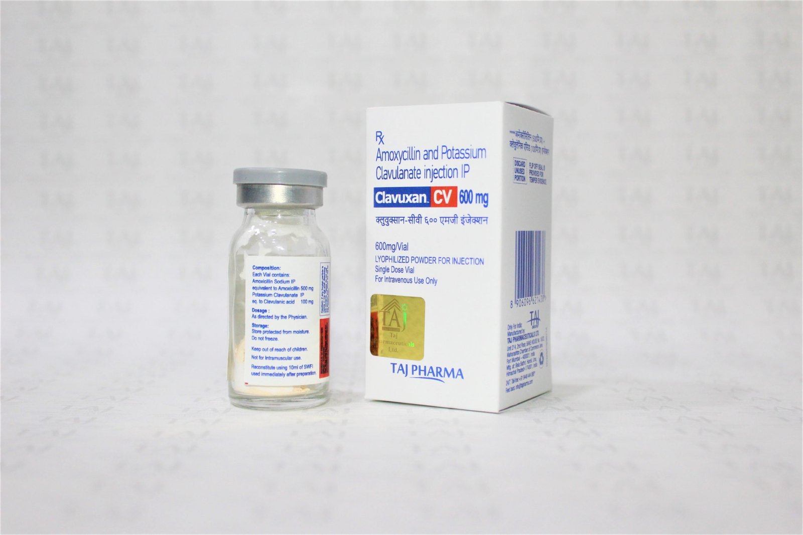 Amoxycillin and Potassium Clavulanate Injection IP 600mg Prices