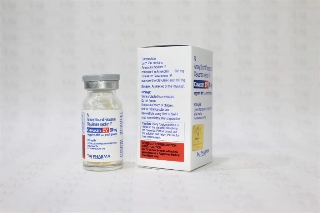 Amoxycillin and Potassium Clavulanate Injection IP 600mg Uses