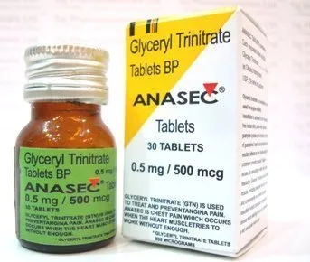 Anasec-glyceryl trinitrate tablets