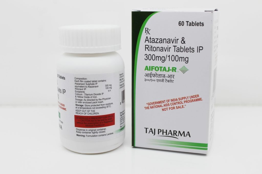 Atazanavir and Ritonavir Tablets IP 300mg/100mg Tablets Manufacturer