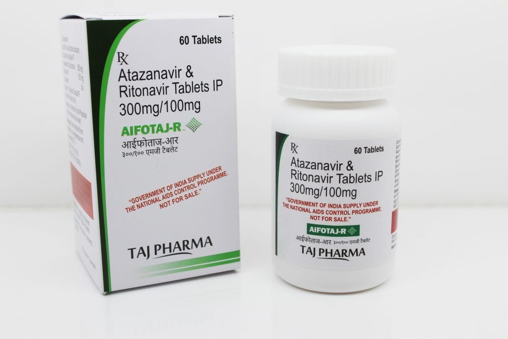 Atazanavir and Ritonavir Tablets IP 300mg/100mg Tablets Supplier