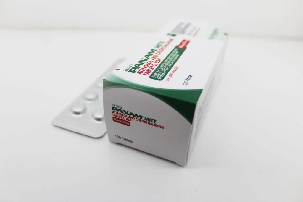 Atenolol 100mg and Chlorthalidone 25mg Tablets Suppliers in India