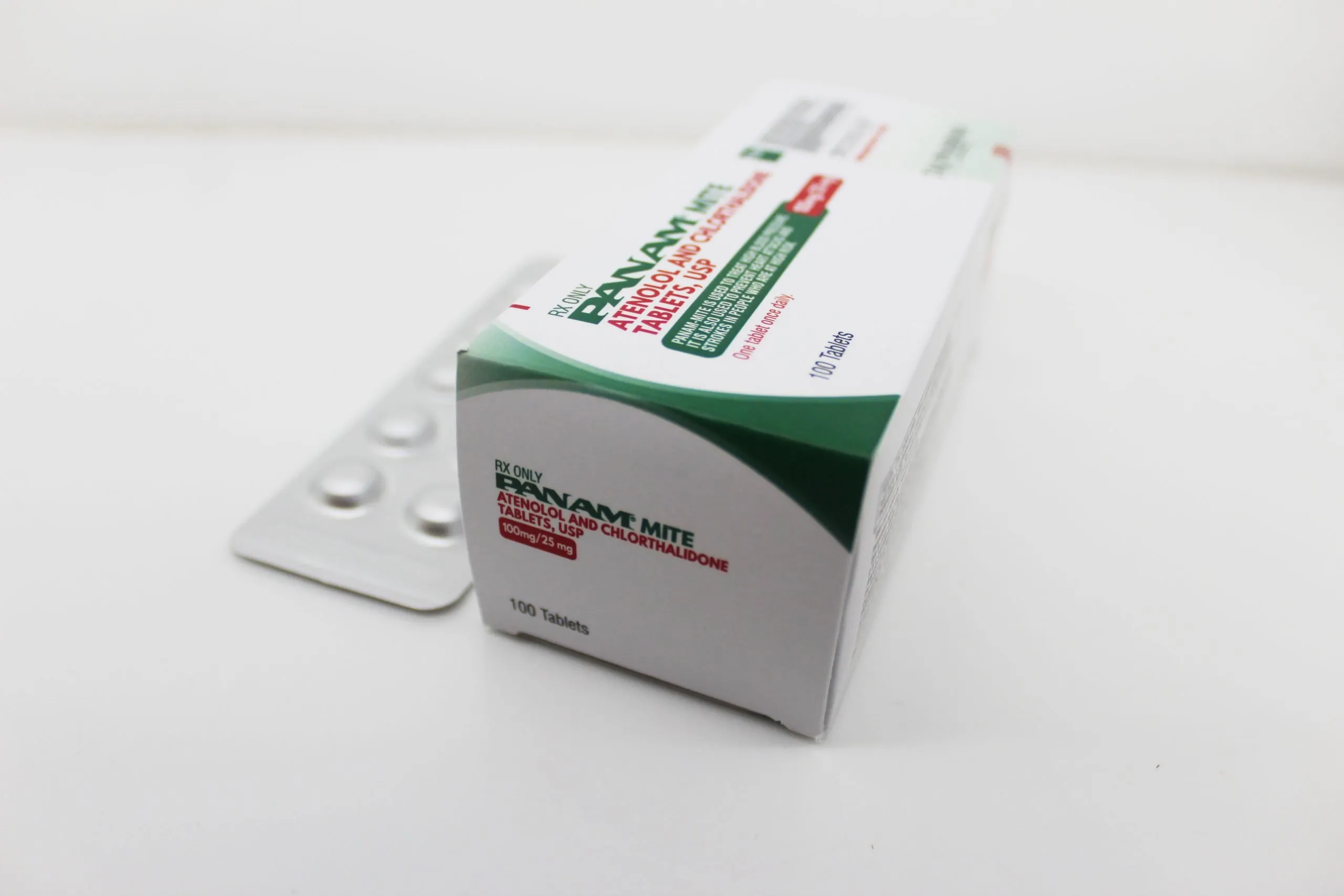 Atenolol 100mg and Chlorthalidone 25mg Tablets Suppliers in India
