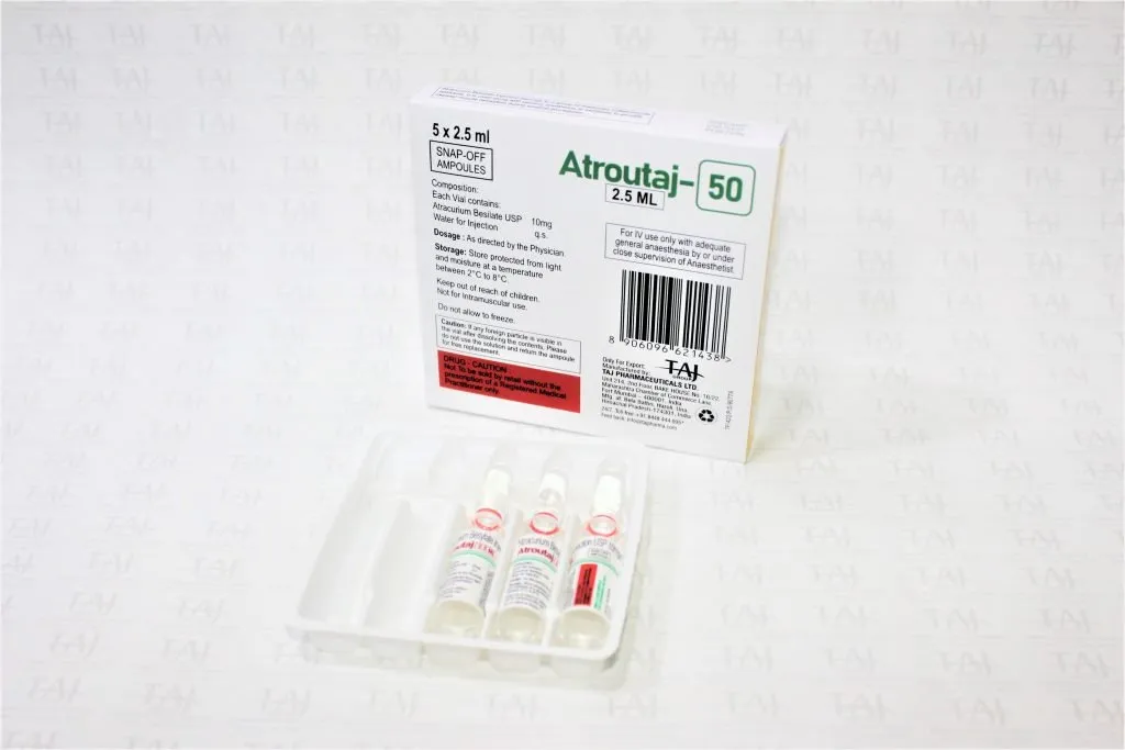 Atracurium Besylate Injection USP 10mg/ml Exporters