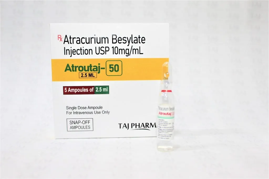 Atracurium Besylate Injection USP 10mg/ml Manufactures
