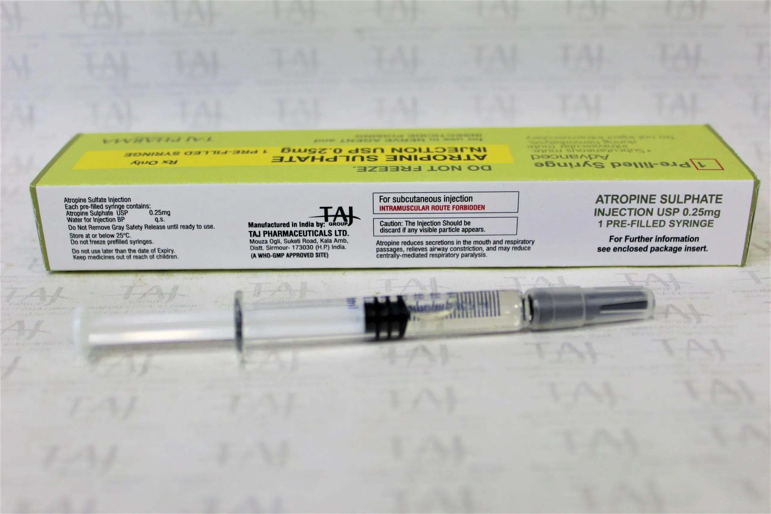 Atropine Sulfate Injection USP 0.25 mg at best price from Atropine Sulfate Injection USP 0.25 mg retailers, Atropine Sulfate Injection USP 0.25 mg sellers, Atropine Sulfate Injection USP 0.25 mg traders, Atropine Sulfate Injection USP 0.25 mg exporters wholesalers listed Atropine Sulfate Injection USP 0.25 mg suppliers