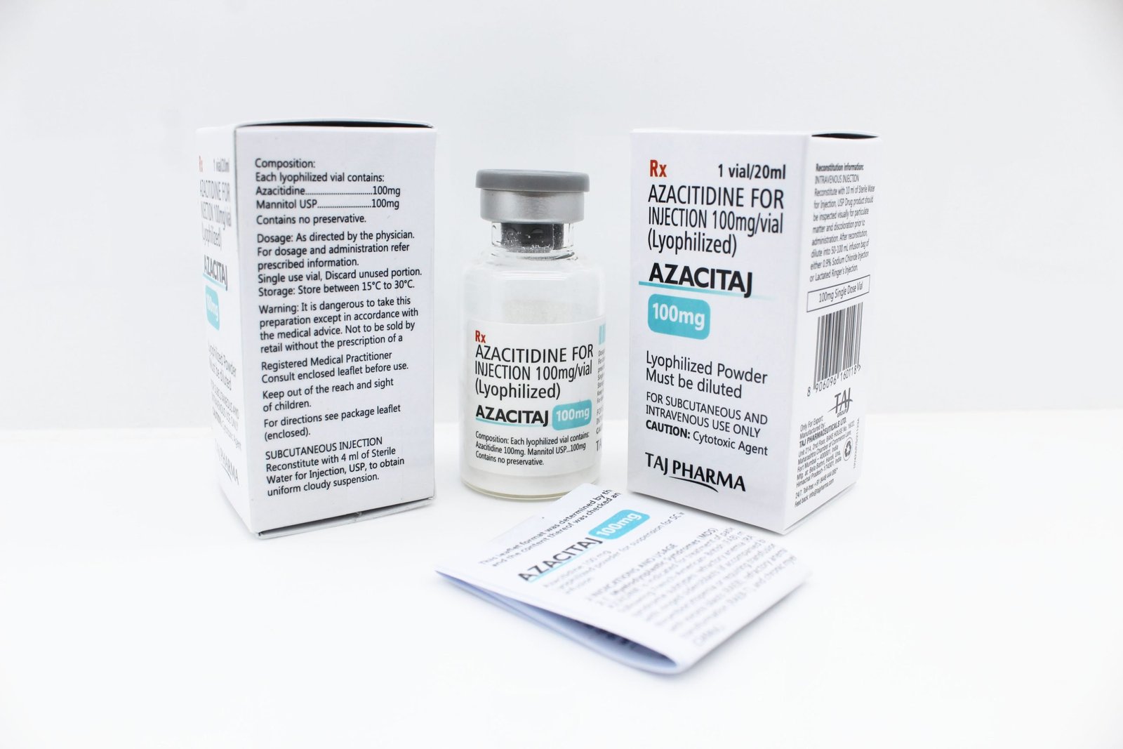 Azacitidine for Injection 100mg Manufacturer PAN India