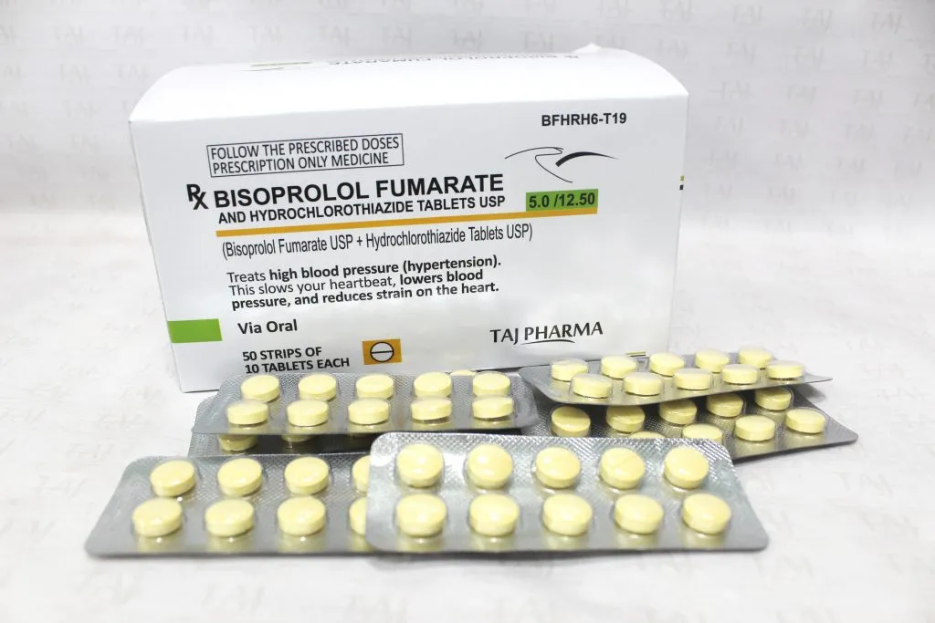 Bisoprolol Fumarate-Hydrochlorthiazide Tablets USP- 5 mg- 12.5 mg