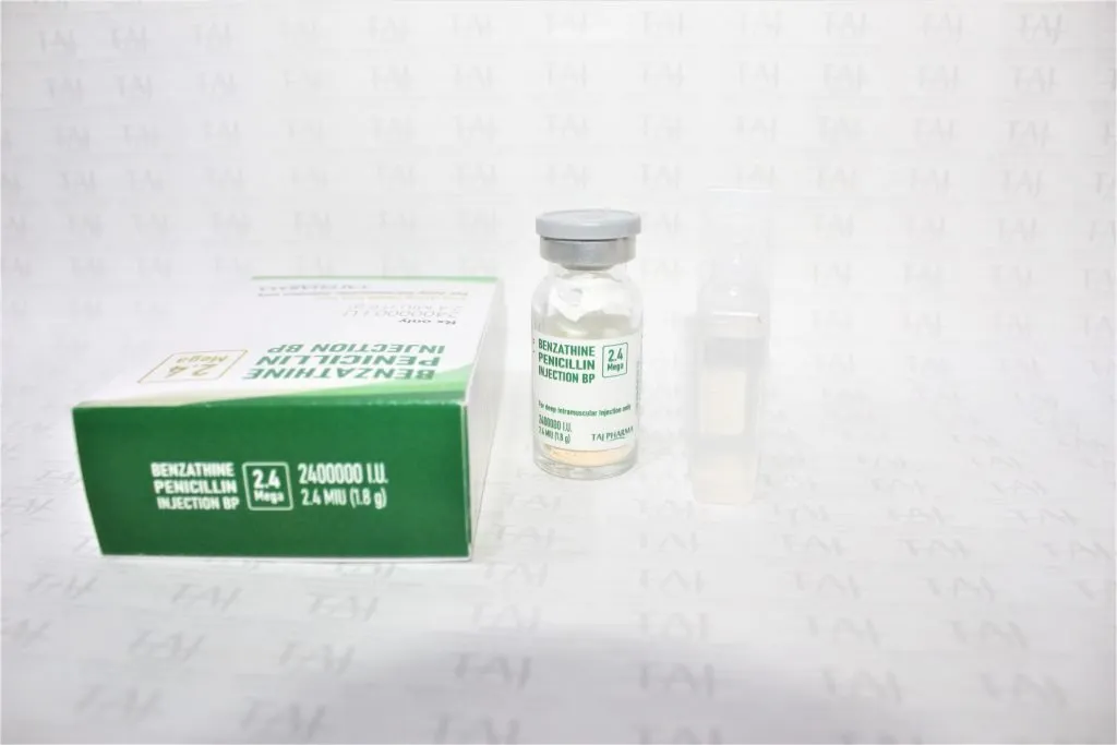 Benzathine Penicillin Injection 2.4MIU (1.8g) Manufacturers, Suppliers in India