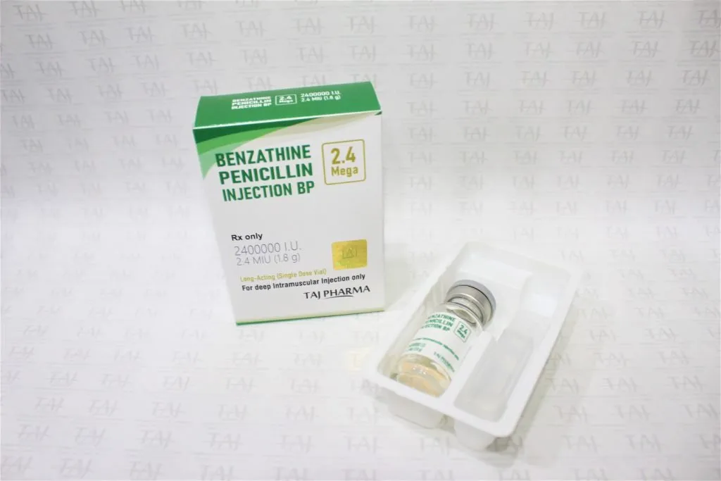 Benzathine Penicillin Injection 2.4MIU (1.8g) Manufacturers and Exporters