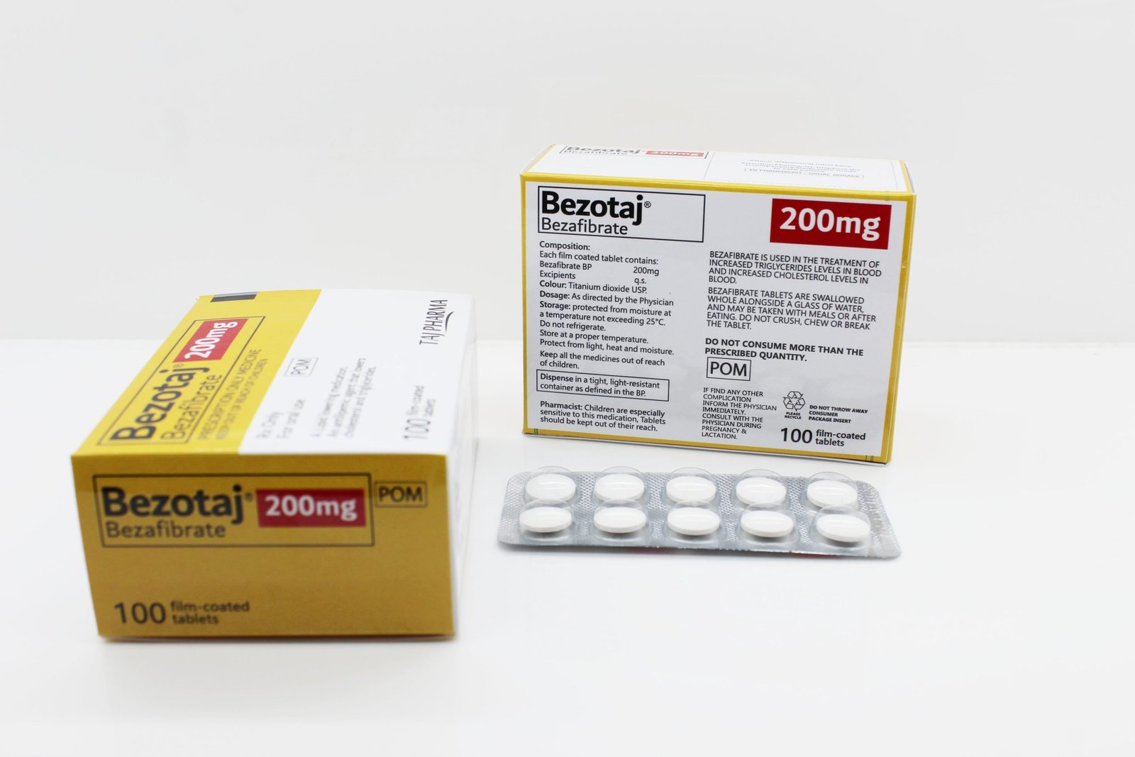 Bezafibrate 200mg Tablets Manufacturers India