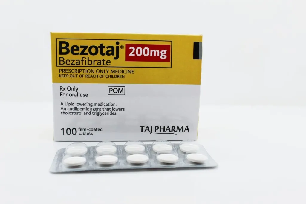 Bezafibrate 200mg Tablet Supplier in India