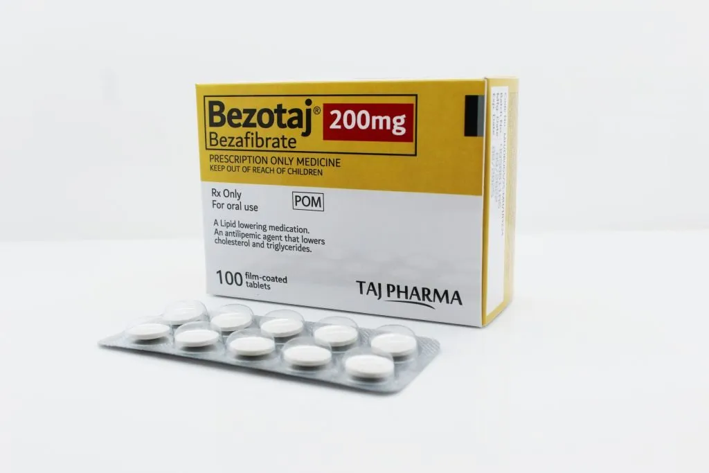 Bezafibrate 200mg Tablet Suppliers