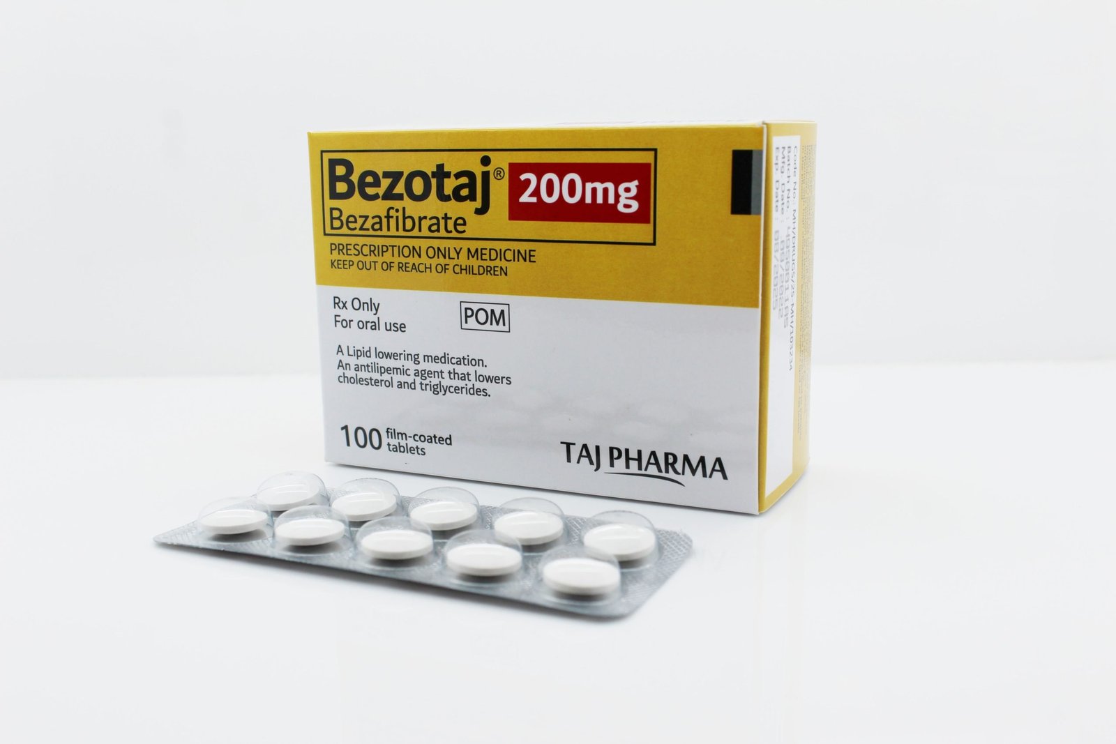 Bezafibrate 200mg Tablet Suppliers