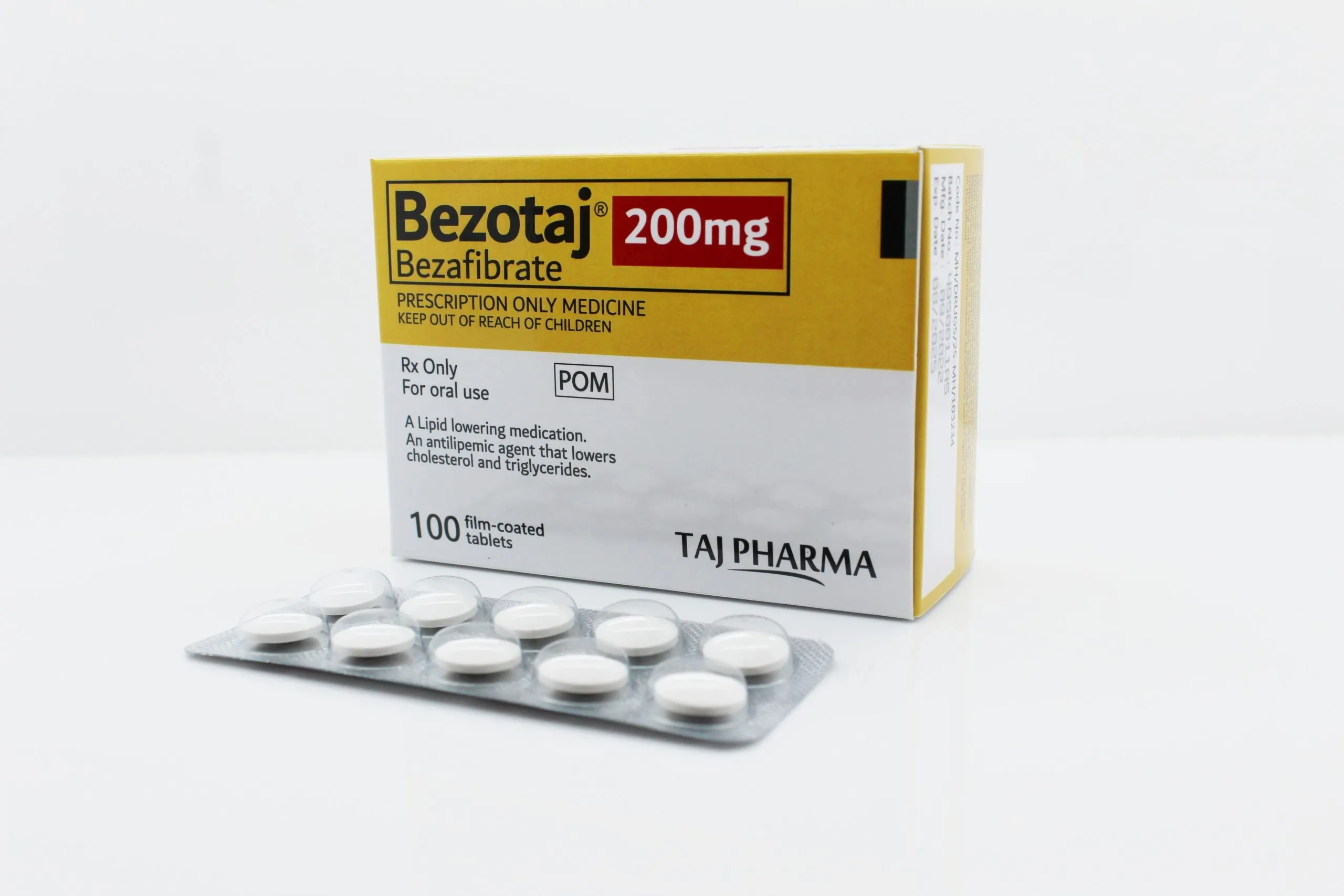 Bezafibrate 200mg Tablet Suppliers