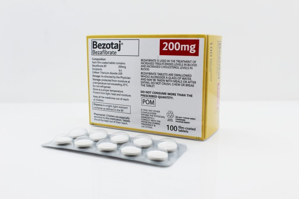 Bezafibrate 200mg Tablet Supplier in India