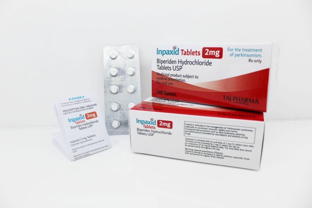 Biperiden USP 2mg Tablets Manufacturer Vapi Gujarat