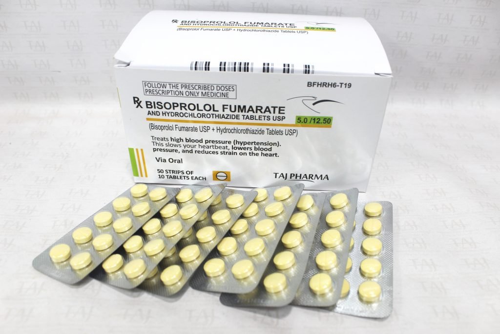 Bisoprolol Fumarate Hydrochlorthiazide Tablets - 5 mg-12.5