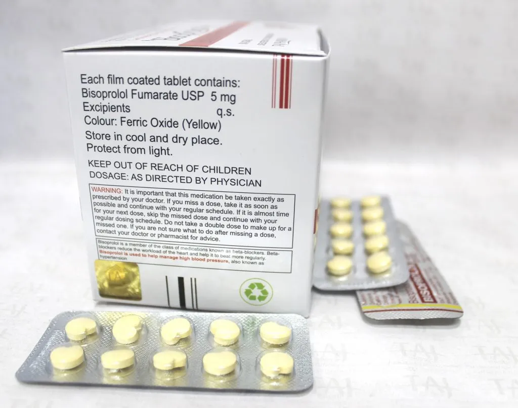 Bisoprolol Fumarate Tablets 5mg USP
