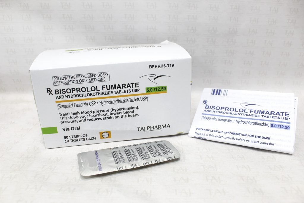 Bisoprolol-Hydrochlorthiazide Tablets - 5 mg-12.5 mg Taj Pharma