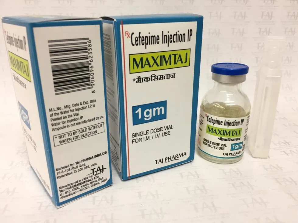 Taj Pharmaceuticals is popular for manufacturing a lot of pharmaceutical and medical products along with Cefepime Injection IP 1g (Maximtaj)Taj Pharma.
