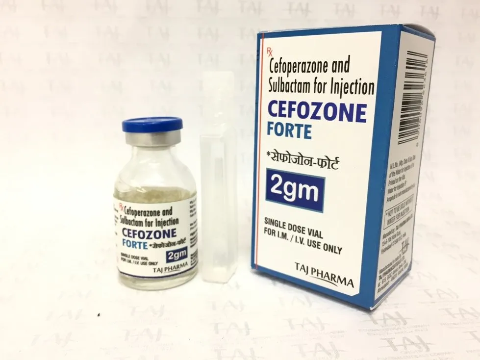CEFOPERAZONE AND SULBACTAM FOR INJECTION (CEFOZONE-FORTE 2GM)
