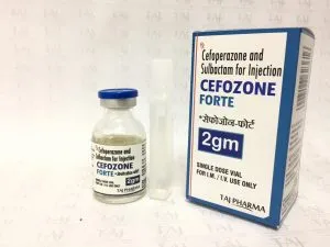 Taj Pharmaceuticals manufacturer of Cefoperazone Sodium and Sulbactam Sodium for Injection (Cefozone Forte) 2g, Cefoperazone Sodium and Sulbactam Sodium for Injection (Cefozone Forte) 2g manufacturer in India Taj Pharma India, India based manufacturing company of Cefoperazone Sodium and Sulbactam Sodium for Injection (Cefozone Forte) 2g Cefoperazone Sodium + Sulbactam Sodium (Cefozone Forte) 2gm