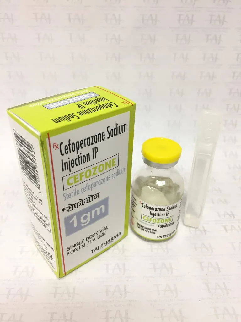 CEFOPERAZONE SODIUM INJECTION IP (CEFOZONE-1GM) Taj Pharma