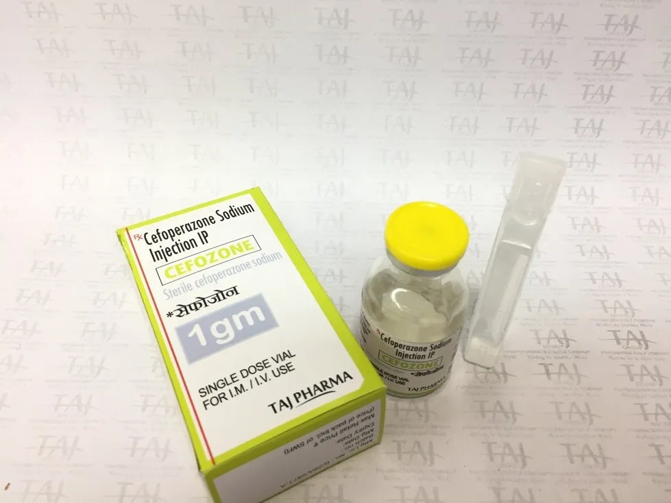 CEFOPERAZONE SODIUM INJECTION IP (CEFOZONE-1GM) Taj Pharma